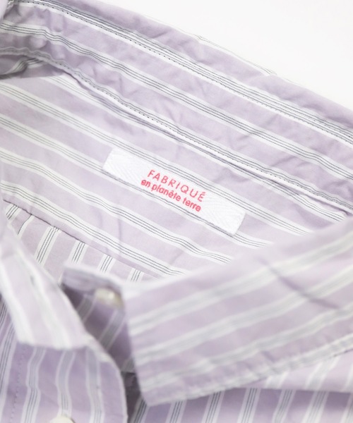 FABRIQUE en Planete terre（ファブリケアンプラネテール）の「[ FABRIQUE en Planete terre ]　Shirt（シャツ/ブラウス・レディース・グレー系その他/パープル系その他・38）」の9枚目の写真