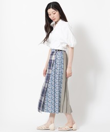 美品 アピースオブライブラリー 麻リネン100 コロニアルカーサスカートチェック one5090l-barnfl.jpg?fitin=720:720