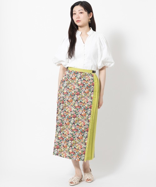 【新品別注】O'NEIL of DUBLIN×LIBERTY リネンスカート セール】別注 O'Neil of Dublin × リバティ コラボレーション