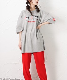 Betty Boop プリントビッグシルエットTシャツ