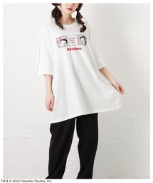 Betty Boop プリントビッグシルエットTシャツ
