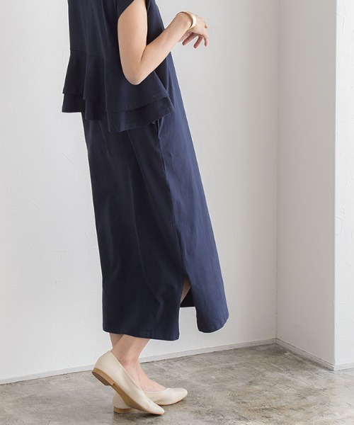 Pierrot（ピエロ）の「バックフリルワンピース（ワンピース・レディース・ネイビー/ベージュ/ブラック/ピンク系その他/ブラウン/チャコール/ブルー・L/M）」の10枚目の写真