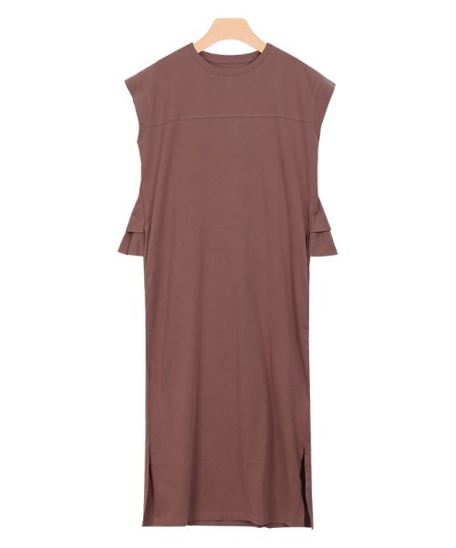 Pierrot（ピエロ）の「バックフリルワンピース（ワンピース・レディース・ネイビー/ベージュ/ブラック/ピンク系その他/ブラウン/チャコール/ブルー・L/M）」の13枚目の写真