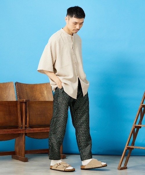 JOURNAL STANDARD relume ノーカラーコート　イージーパンツ JOURNAL STANDARD relume（ジャーナルスタンダード レリューム