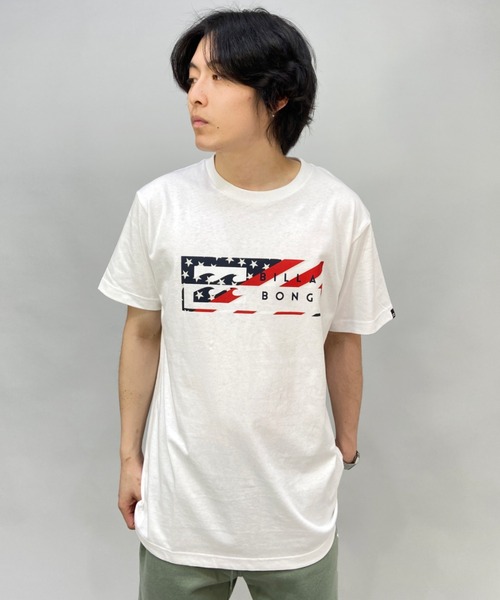 BILLABONG(ビラボン)の「BILLABONG/ビラボン レギュラーフィット ブランドロゴTシャツ BC011-230(Tシャツ/カットソー・メンズ・ホワイト/ブラック/ホワイト系その他・S/M/L/XL)」の9枚目の写真