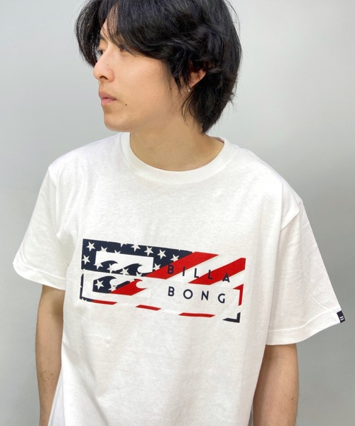 BILLABONG(ビラボン)の「BILLABONG/ビラボン レギュラーフィット ブランドロゴTシャツ BC011-230(Tシャツ/カットソー・メンズ・ホワイト/ブラック/ホワイト系その他・S/M/L/XL)」の10枚目の写真