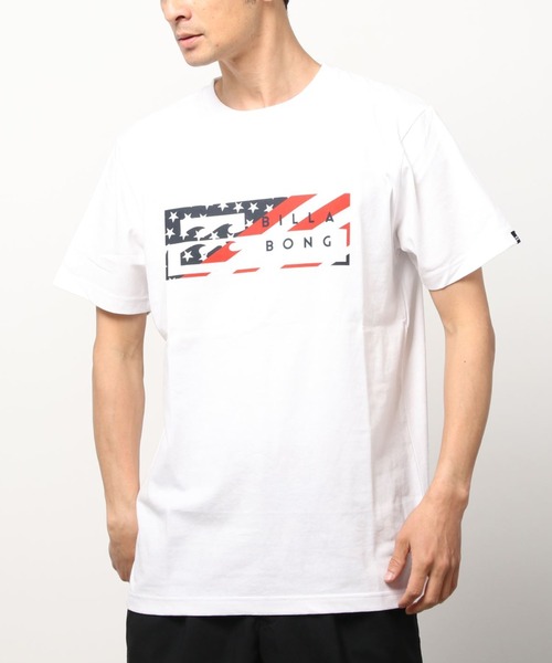 BILLABONG(ビラボン)の「BILLABONG/ビラボン レギュラーフィット ブランドロゴTシャツ BC011-230(Tシャツ/カットソー・メンズ・ホワイト/ブラック/ホワイト系その他・S/M/L/XL)」の4枚目の写真