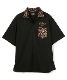 schott | ANIMAL PRINT COMBI SHIRT/アニマルプリント コンビシャツ(シャツ/ブラウス)