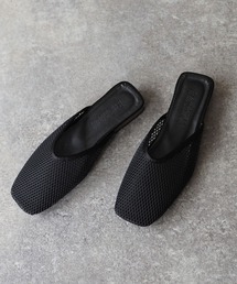 Riberry | スクエアメッシュスリッパサンダル(サンダル)