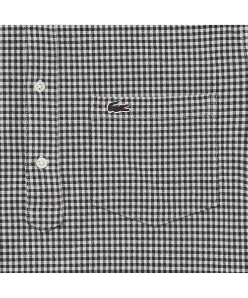 LACOSTE（ラコステ）の「クールマックスブレンドジャガード半袖ポロシャツ（ポロシャツ・メンズ・ブラック/ベージュ/ネイビー/グリーン/ライトブルー・2/4/3/5）」の18枚目の写真