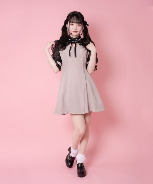 REVOLVE ピンク ハイネック ミニワンピース ハイネック 長袖ショートタイトニットワンピース ピンク 赤 黒