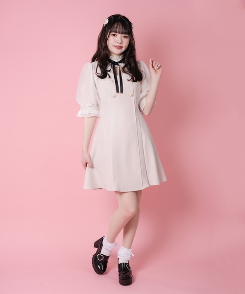 ROJITA（ロジータ）の「デコルテ開きハイネックワンピース（ワンピース