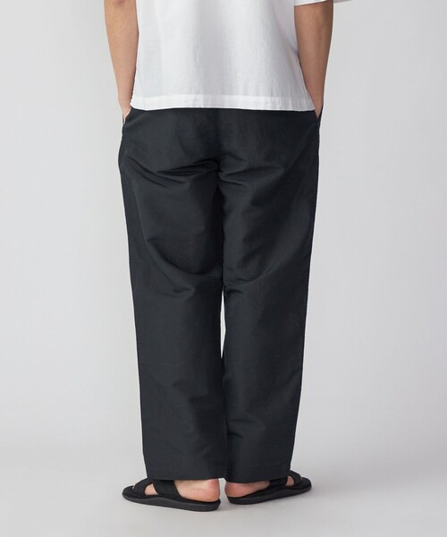 STILL BY HAND（スティルバイハンド）の「【SHIPS別注】STILL BY HAND: リネン/コットン ワイド テーパード イージーパンツ（チノパンツ・メンズ・ネイビー/ダークグレー・46/48）」の9枚目の写真