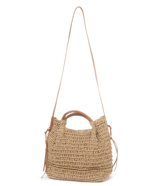 studio CLIP（スタディオクリップ）の「雑材ワイドハンドルバッグ（トートバッグ・レディース・ベージュ/グレー・FREE）」の14枚目の写真