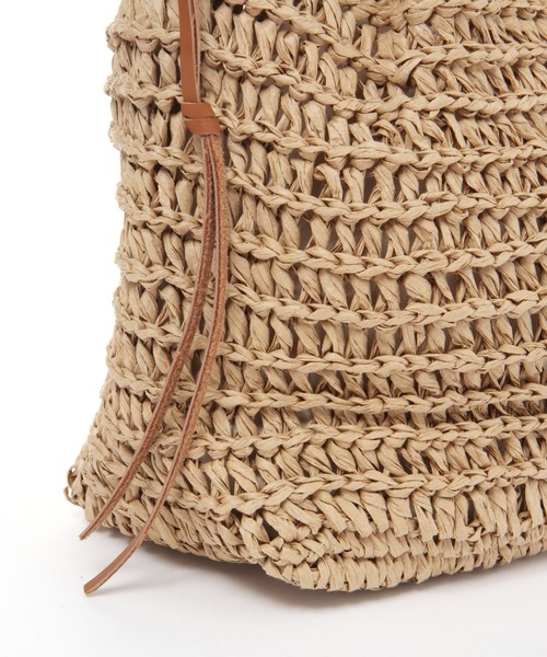 studio CLIP（スタディオクリップ）の「雑材ワイドハンドルバッグ（トートバッグ・レディース・ベージュ/グレー・FREE）」の8枚目の写真