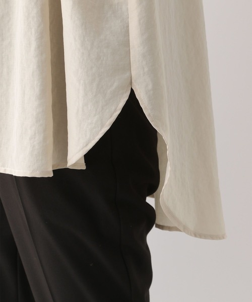 LEPSIM（レプシィム）の「パフスリーブチュニック　279705（シャツ/ブラウス・レディース・ネイビー/イエロー/グレイッシュベージュ・MEDIUM/LARGE）」の15枚目の写真