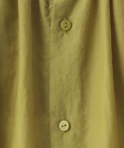 LEPSIM（レプシィム）の「パフスリーブチュニック　279705（シャツ/ブラウス・レディース・ネイビー/イエロー/グレイッシュベージュ・MEDIUM/LARGE）」の18枚目の写真