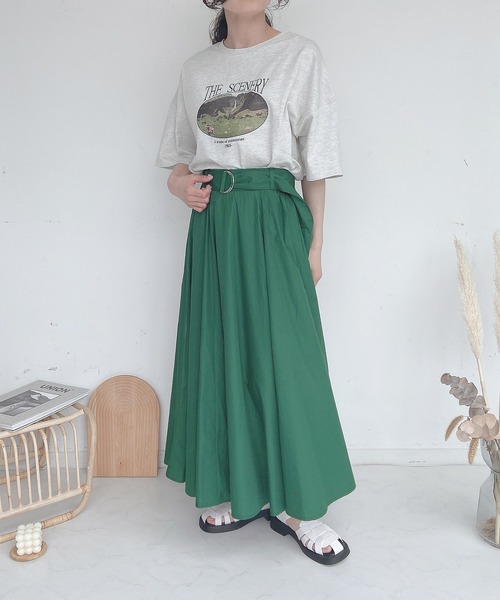 AS KNOW AS plus（アズノゥアズプラス）の「●vintageフォトＴシャツ（Tシャツ/カットソー・レディース・ライトブルー/オートミール/キナリ・FREE）」の18枚目の写真