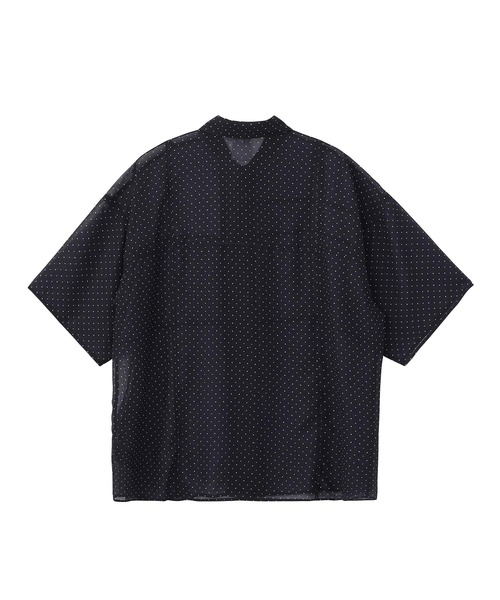 ヴィンテージ　シースルーシャツ SERACE（セラス）の「【SERACE】Oversize side cord sheer shirt
