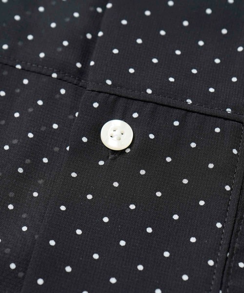 X-girl（エックスガール）の「CHIFFON SEAM DETAIL SHIRT