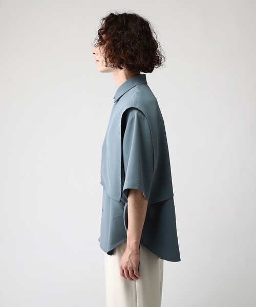 tk.TAKEO KIKUCHI(ティーケータケオキクチ)の「◆リアルレイヤード2WAYシャツ(シャツ/ブラウス・メンズ・ブラック/ライトグリーン/ライトベージュ・01/02/03)」の19枚目の写真