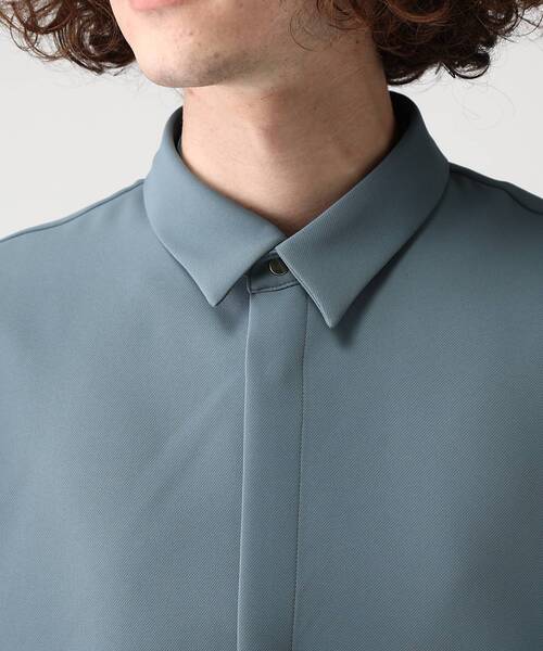 tk.TAKEO KIKUCHI(ティーケータケオキクチ)の「◆リアルレイヤード2WAYシャツ(シャツ/ブラウス・メンズ・ブラック/ライトグリーン/ライトベージュ・01/02/03)」の12枚目の写真