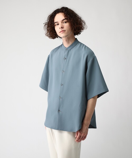 tk.TAKEO KIKUCHI(ティーケータケオキクチ)の「◆リアルレイヤード2WAYシャツ(シャツ/ブラウス・メンズ・ブラック/ライトグリーン/ライトベージュ・01/02/03)」の7枚目の写真