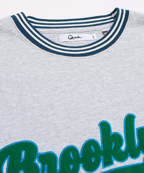 improves（インプローブス）の「USコットン カレッジロゴ 刺しゅう ラインリブ 半袖Tシャツ（Tシャツ/カットソー・メンズ・アッシュ/スミクロ/マスタード/グリーン・LARGE/MEDIUM）」の18枚目の写真