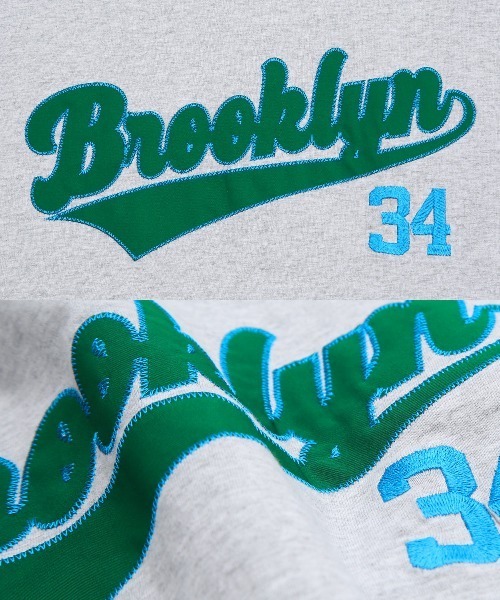 improves（インプローブス）の「USコットン カレッジロゴ 刺しゅう ラインリブ 半袖Tシャツ（Tシャツ/カットソー・メンズ・アッシュ/スミクロ/マスタード/グリーン・LARGE/MEDIUM）」の19枚目の写真