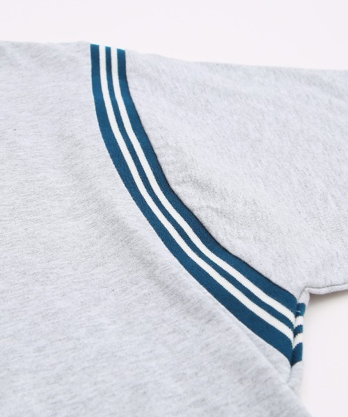 improves（インプローブス）の「USコットン カレッジロゴ 刺しゅう ラインリブ 半袖Tシャツ（Tシャツ/カットソー・メンズ・アッシュ/スミクロ/マスタード/グリーン・LARGE/MEDIUM）」の20枚目の写真