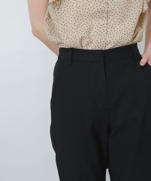 SENSE OF PLACE by URBAN RESEARCH（センスオブプレイスバイアーバンリサーチ）の「『TALLサイズあり』ストレッチスリムテーパードパンツ（その他パンツ・レディース・ブラック/ブルー/ライトベージュ・SMALL/MEDIUM/LARGE/X-SMALL/TALL）」の5枚目の写真