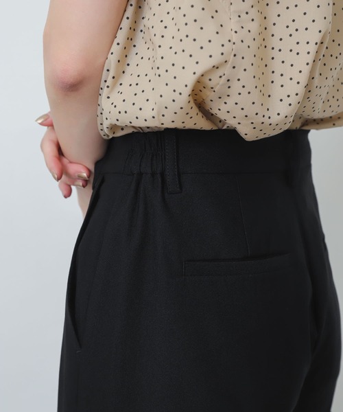 SENSE OF PLACE by URBAN RESEARCH（センスオブプレイスバイアーバンリサーチ）の「『TALLサイズあり』ストレッチスリムテーパードパンツ（その他パンツ・レディース・ブラック/ブルー/ライトベージュ・SMALL/MEDIUM/LARGE/X-SMALL/TALL）」の6枚目の写真