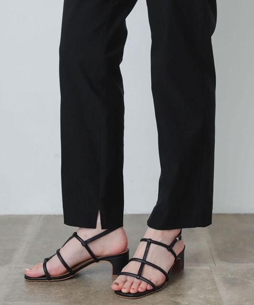 SENSE OF PLACE by URBAN RESEARCH（センスオブプレイスバイアーバンリサーチ）の「『TALLサイズあり』ストレッチスリムテーパードパンツ（その他パンツ・レディース・ブラック/ブルー/ライトベージュ・SMALL/MEDIUM/LARGE/X-SMALL/TALL）」の8枚目の写真