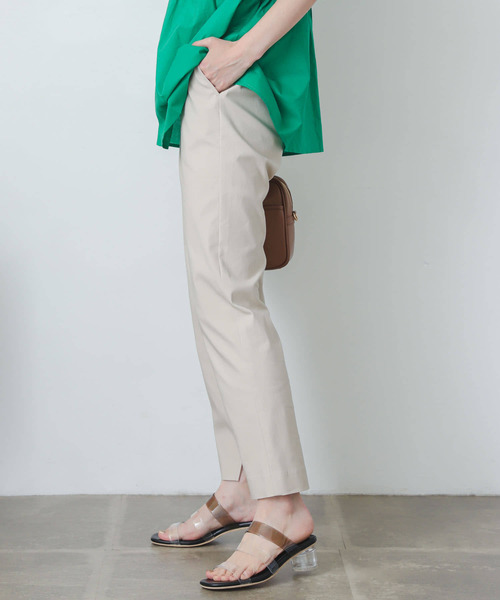 SENSE OF PLACE by URBAN RESEARCH（センスオブプレイスバイアーバンリサーチ）の「『TALLサイズあり』ストレッチスリムテーパードパンツ（その他パンツ・レディース・ブラック/ブルー/ライトベージュ・SMALL/MEDIUM/LARGE/X-SMALL/TALL）」の11枚目の写真