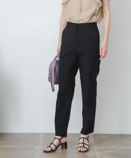 SENSE OF PLACE by URBAN RESEARCH（センスオブプレイスバイアーバンリサーチ）の「『TALLサイズあり』ストレッチスリムテーパードパンツ（その他パンツ・レディース・ブラック/ブルー/ライトベージュ・SMALL/MEDIUM/LARGE/X-SMALL/TALL）」の21枚目の写真