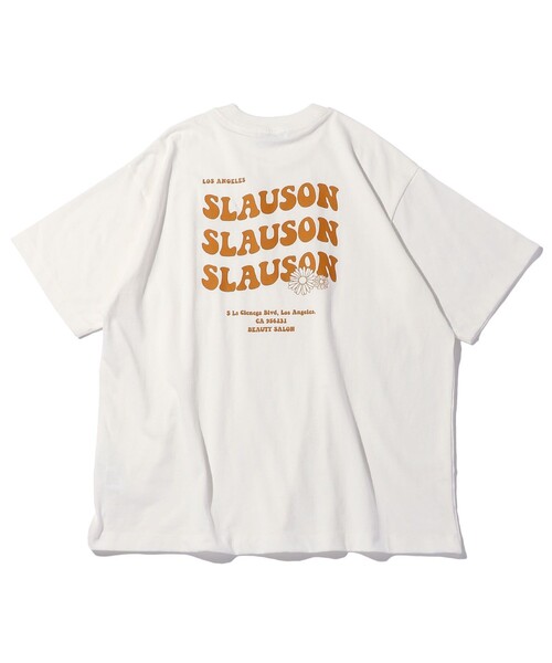 FREAK'S STORE（フリークスストア）の「FREAK'S STORE/フリークスストア レトロ レタリング フラワーTEE（Tシャツ/カットソー・メンズ・ホワイト/ブラック/ダークブラウン/ブラウン/マスタード・SMALL/MEDIUM/LARGE）」の2枚目の写真