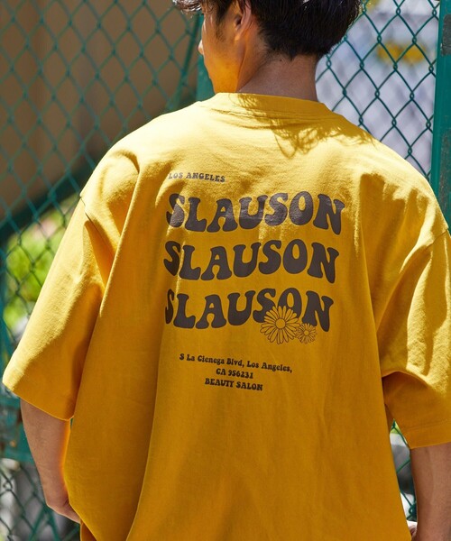 FREAK'S STORE（フリークスストア）の「FREAK'S STORE/フリークスストア レトロ レタリング フラワーTEE（Tシャツ/カットソー・メンズ・ホワイト/ブラック/ダークブラウン/ブラウン/マスタード・SMALL/MEDIUM/LARGE）」の5枚目の写真