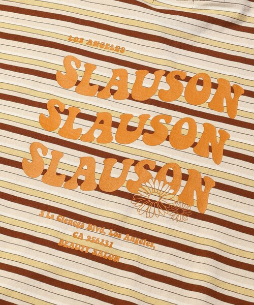 FREAK'S STORE（フリークスストア）の「FREAK'S STORE/フリークスストア レトロ レタリング フラワーTEE（Tシャツ/カットソー・メンズ・ホワイト/ブラック/ダークブラウン/ブラウン/マスタード・SMALL/MEDIUM/LARGE）」の7枚目の写真