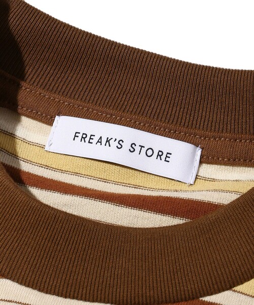 FREAK'S STORE（フリークスストア）の「FREAK'S STORE/フリークスストア レトロ レタリング フラワーTEE（Tシャツ/カットソー・メンズ・ホワイト/ブラック/ダークブラウン/ブラウン/マスタード・SMALL/MEDIUM/LARGE）」の9枚目の写真
