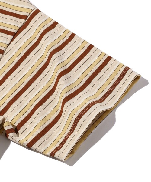 FREAK'S STORE（フリークスストア）の「FREAK'S STORE/フリークスストア レトロ レタリング フラワーTEE（Tシャツ/カットソー・メンズ・ホワイト/ブラック/ダークブラウン/ブラウン/マスタード・SMALL/MEDIUM/LARGE）」の10枚目の写真