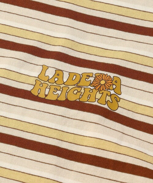 FREAK'S STORE（フリークスストア）の「FREAK'S STORE/フリークスストア レトロ レタリング フラワーTEE（Tシャツ/カットソー・メンズ・ホワイト/ブラック/ダークブラウン/ブラウン/マスタード・SMALL/MEDIUM/LARGE）」の12枚目の写真