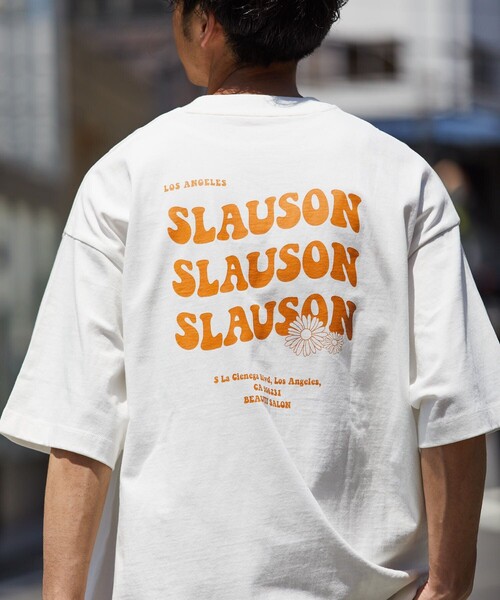 FREAK'S STORE（フリークスストア）の「FREAK'S STORE/フリークスストア レトロ レタリング フラワーTEE（Tシャツ/カットソー・メンズ・ホワイト/ブラック/ダークブラウン/ブラウン/マスタード・SMALL/MEDIUM/LARGE）」の15枚目の写真