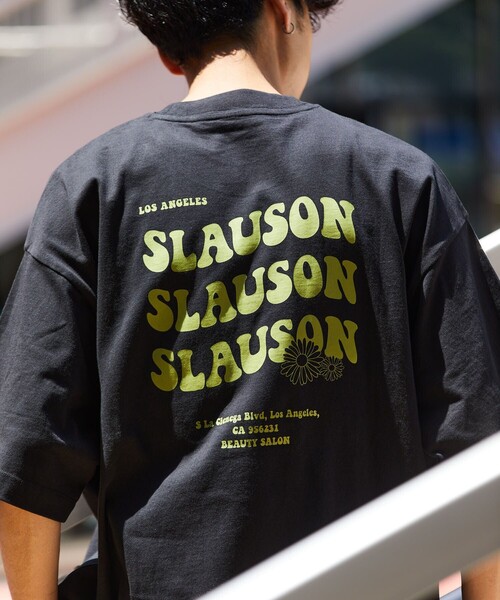 FREAK'S STORE（フリークスストア）の「FREAK'S STORE/フリークスストア レトロ レタリング フラワーTEE（Tシャツ/カットソー・メンズ・ホワイト/ブラック/ダークブラウン/ブラウン/マスタード・SMALL/MEDIUM/LARGE）」の19枚目の写真