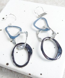 The Rule ザルール:Spectrum long pierced earring:チェーンモチーフピアス