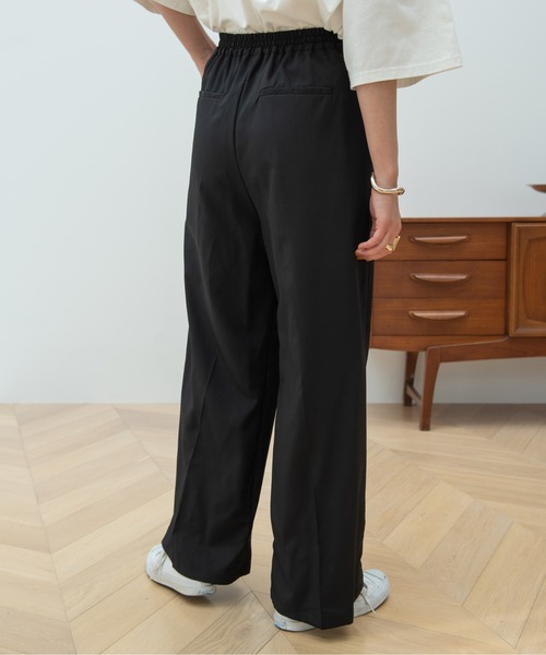 HANNE(アン)の「ヘムディティールパンツ(スラックス・レディース・ブラック/ブラウン・フリー)」の7枚目の写真