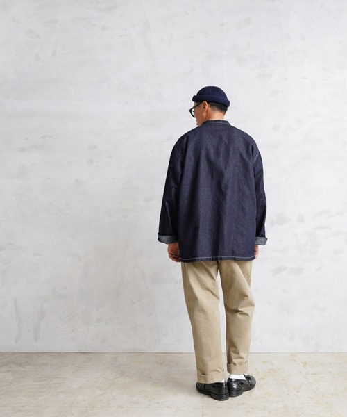 ALMW by WAIPER バンドカラー デニム プルオーバー WAIPER.inc 【10月上旬頃入荷予定】ALMW by WAIPER WILA-USPO