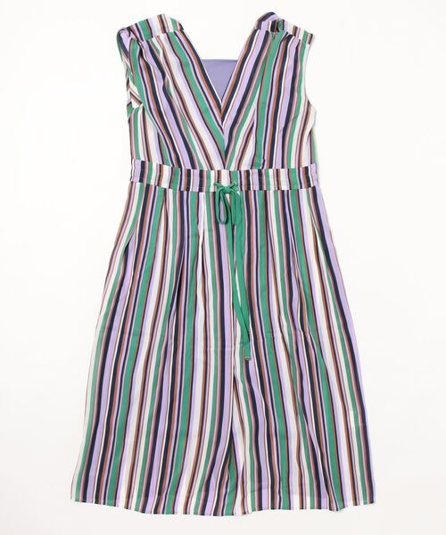 マルチストライプワンピース ワンピース ワンピース ドレス Three Four Four Time スリーフォータイム のワンピース マルチストライプワンピース を購入できます Three Time スリーフォータイム のファッション 購入格安店舗の