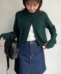 CAPRICIEUX LE'MAGE | 襟付チビカーディガン(カーディガン/ボレロ)