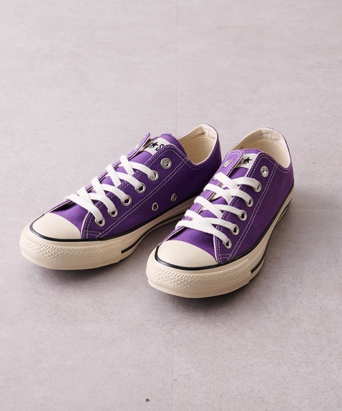 CONVERSE（コンバース）の「【CONVERSE/コンバース】オールスターUSカラーズOX（スニーカー・レディース・パープル/ライム・23.5/24.5）」の5枚目の写真