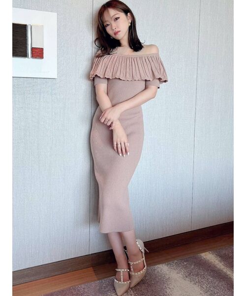 RESEXXY ワンピース セール】シアーチェックフレアワンピース（ワンピース